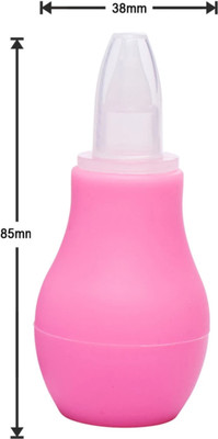 Babylib Nasal Aspirator Nose Cleaner Instant Relief From Blocked Baby Nose Cleaner Manual Nasal Aspirator(Pink)