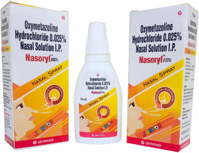 NASORYL JUNIOR NASAL SPRAY 10ML Manual Nasal Aspirator(White)