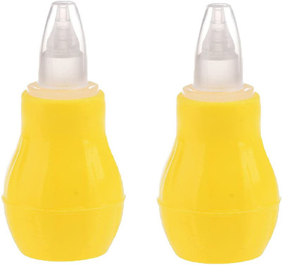 smilykid Baby Nose Cleaner Pack of 2 Manual Nasal Aspirator(Yellow)
