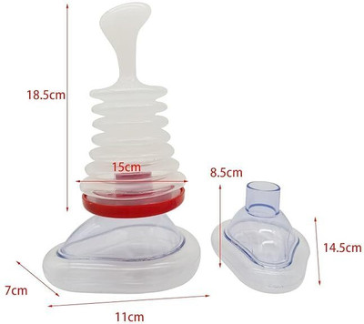 KUMIJASHI Choking first aid kit-PTL Manual Nasal Aspirator(White)