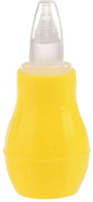 KIDS BASIC Baby Nasal Aspirator Soft Silicone Nose Cleaner for Babies | Safe & Gentle Nose Manual Nasal Aspirator(Yellow)