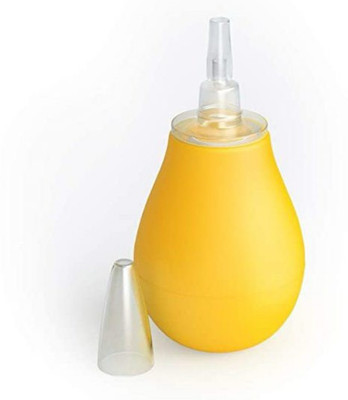 Qul.w Baby Nasal Aspirator Suction Cleaning Tool Mucus Congestion Relief Teether NA328 Manual Nasal Aspirator(Multicolor)