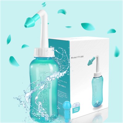 HASTHIP Nasal Rinser Neti Pot Sinus Rinse Nasal Wash 300ML Neti-Pot Manual Nasal Aspirator(Green)