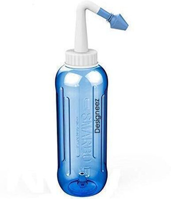 maycreate Neti Pot Nose Wash System With Waterpulse Nose Cleaner Neti Pots for Sinus Manual Nasal Aspirator(Blue, White)