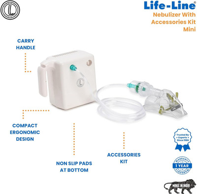 Life-Line NEBB048 Nebulizer(White)