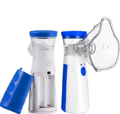 Fangtooth JSLW-302 Handheld Mesh Nebulizer Portable Machine for Adults/Kids Nebulizer(White, Blue)