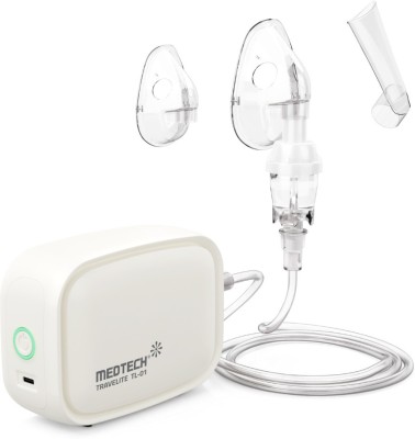 Medtech Travelite TL01 ADVANCED Portable USB-C with Kit for Adult and Kids Nebulizer(White)