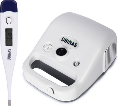 Ubinas Handy Nebulizer With Digital Thermometer Best In One Combo Nebulizer(White)