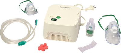 Dr.Sanaya CN-R01 Breathe Ezee Low Noise Compressor Nebuliser Machine For Child And Adult Nebulizer(White)