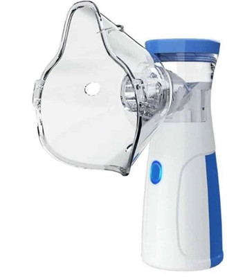 Fidelis Healthcare Portable Mesh Nebulizer Machine for Adults and Kids Nebulizer(White and Blue)