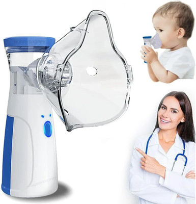 Colorsole Mesh Nebulizer Handheld Nebulizer Machine with 2 Masks, 1 Mouth... Nebulizer(White)
