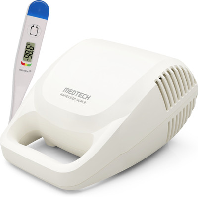 Medtech Handyneb Super Compressor Nebulizer Machine with TMP05 Thermometer Nebulizer(White)