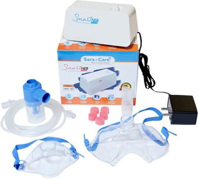 Sara+Care SmartNeb Super DC Nebulizer For Adult & Kid Nebulizer(White)