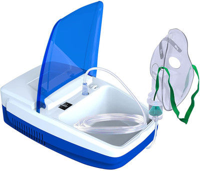 SWADESI BY MCP Nebulizer Machine for kids and adults Steam Inhaler Nebulizer Air Compressor Nebulizer(Blue)