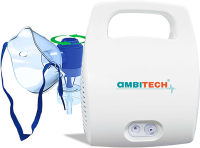 AMBITECH AMBINC-12 Compressor Nebulizer Machine for Adults & Kids (Made in India) Nebulizer(White)