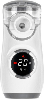 B-Arm Digital Rechargeable Nebulization Machine- 2 Timer Modes | Child And Adult Mesh Nebulizer(White)