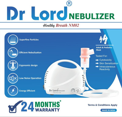 Dr Lord Nebulizer Healthy Breath NM02 Nebulizer(White)