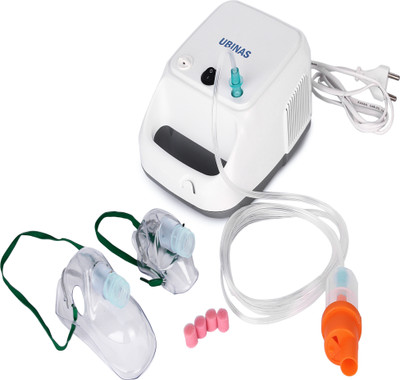 Ubinas Advance Piston Compressor Nebulizer with Adult & Child Masks Kit Nebulizer(White)