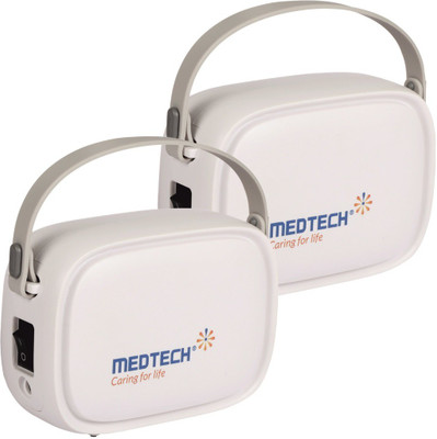 Medtech Handyneb Travelite Compressor Nebulizer Machine with Kit for Pack of 2 Nebulizer(White)