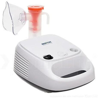 MEDITIVE Handy Respiratory Nebulizer Inhaler With complete mask kits and air filters Nebulizer(White)