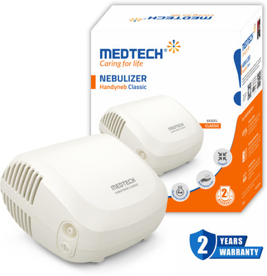 Medtech Classic Nebulizer Compressor Machine for Adults & Kids Nebulizer(White)