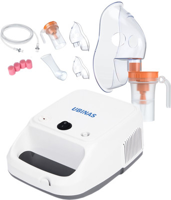 Ubinas Advance Compressor Nebulizer with Adult & Child Masks Kit Nebulizer(White)