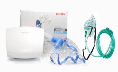 Hicks NEB-220 Nebulizer With Dr Viksons Nebulizer Mask Nebulizer(White)