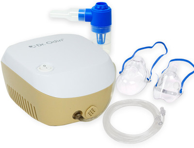 Dr. Odin ONS-105 Piston Compressor Nebulizer Complete Kit with Child and Adult Mask Nebulizer(Beige, White)