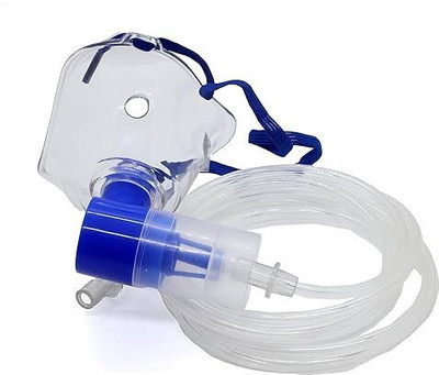 thermomate Piston Nebulizer Kit Adult & Kids Nebulizer(White & Blue)
