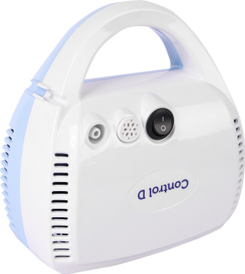 Control D PRO Advance Piston Compressor Nebulizer with Adult & Child Masks Kit Family Nebulizer(Sky Blue)
