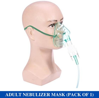 V SURZ ADULT NEBULIZER MASK WITH AIR TUBE, MEDICINE CHAMBER ,NEBULIZER MASK (PACK OF 1) Nebulizer(TRANSPARENT, Blue, White)