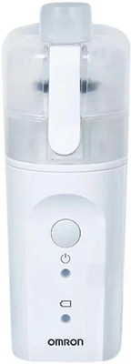 OMRON NE-U200 Mesh Nebulizer Portable, Efficient & Quiet Operation, Marketed by Lupin Nebulizer(White)