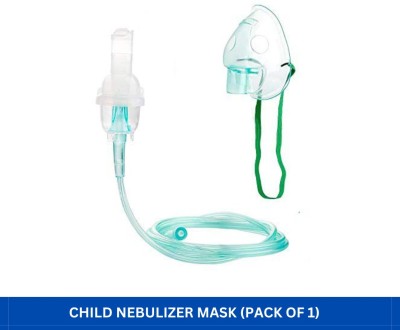 V SURZ CHILD NEBULIZER MASK WITH AIR TUBE, MEDICINE CHAMBER & NEBULIZER MASK Nebulizer(TRANSPARENT, Blue, White)