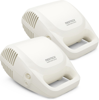 Medtech Handyneb Super Compressor Nebulizer Machine with Kit for Pack of 2 Nebulizer(White)