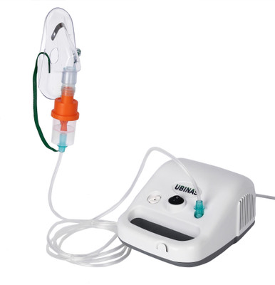 Ubinas Nebulizer Machine for (Adults & Kids +2 Years Warranty) with Adult & Child Mask Nebulizer(White)