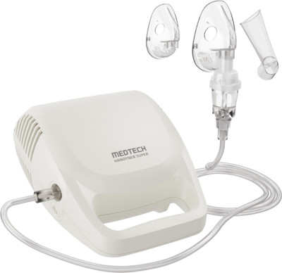 Medtech Compressor Nebulizer Machine with Kit for Adult and Kids Nebulizer(White)