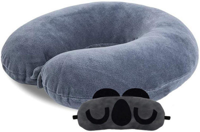 Juzzii Velvet Neck Pillow Eye Mask - Combo Airline Pillow Sleeping Pillow with Sleeping Eye Mask Travel Eye Mask Great for Long Road Trips and Flights - Grey Neck Pillow and Mask No-28 Neck Pillow & Eye Shade(Grey) Juzzii Velvet Neck Pillow Eye Mask - Combo Airline Pillow Sleeping Pillow with Sleeping Eye Mask Travel Eye Mask Great for Long Road Trips and Flights - Grey Neck Pillow and Mask No-28 Neck Pillow & Eye Shade(Grey)