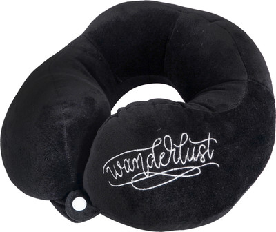 LOGIC PRO Travel Head Pillow Adjustable Providing 360-Degree Chin Support Head Rest Pillow Neck Pillow(Black)
