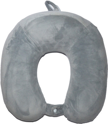 TURIYA u-shaped memory neck Pillow travelling pillow for Car, Train, Flight_N1 Neck Pillow(Grey)