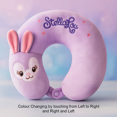Little Rido Kids Color Changing Soft Plush U-shaped Travel Neck Pillow(PURPLE)