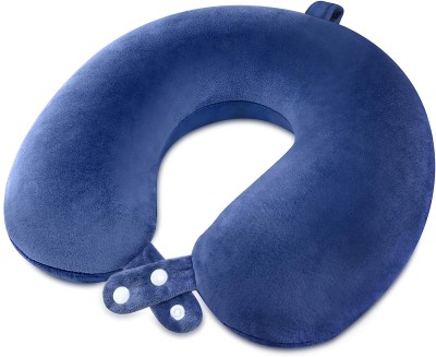 Swiner Premium Neck Pillow Multipurpose for Travel Neck Rest, Cozy Flight Travel Pillow Neck Pillow(Blue)