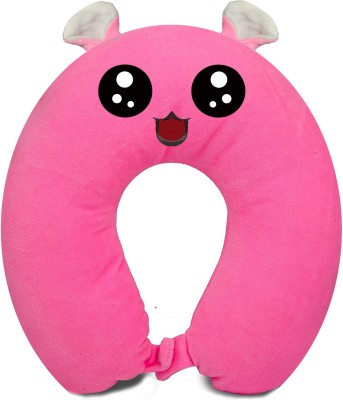 Varnar Ultra Soft Unisex Cute Cartoon Neck Pillow for travel, plane, car, office , home Neck Pillow(Pink)