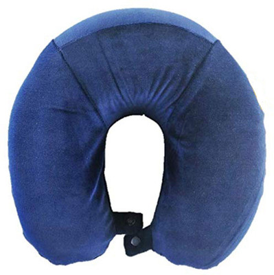 TURIYA Unisex U-Shaped Neck Rest Pillow for Travel Micro Fibres Soft Cushion_N1 Neck Pillow(Blue)