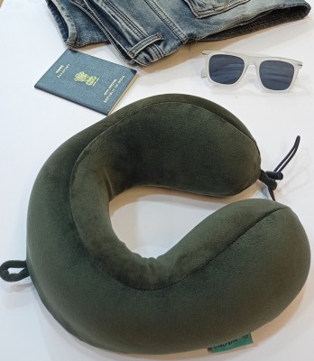 oh Furn U-shaped Travel Pillow,Cervical Pillow ,Car Head Rest Neck Pillow for Sleeping Neck Pillow(GREEN)