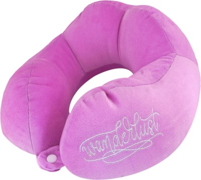 LOGIC PRO Travel Head Pillow Adjustable Providing 360-Degree Chin Support Head Rest Pillow Neck Pillow(Purple)