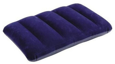 TruVeli Velvet Air Inflatable Neck Pillow for Travel for Sleeping Tourist Pillow Neck Pillow(Blue)