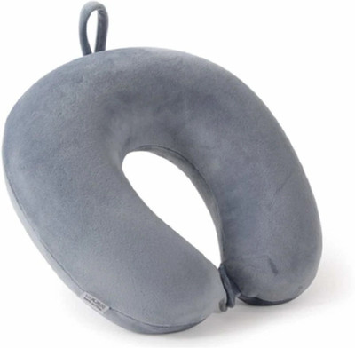 TURIYA Neck Pillow for Travel Neck Pain (Grey) - Neck Pillow Sleeping_N1 Neck Pillow(Grey)