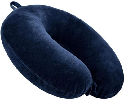 Everyonic Fibre U-Shaped Soft Travelling Multipurpose Neck Pillow(NEVY BLUE)