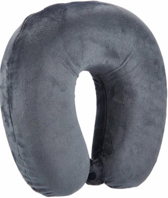 Everyonic Unisex U-Shaped Micro Fibre Soft Cushion Neck Pillow (Dark Grey) Neck Pillow(DARK GREY)