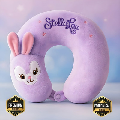 LRD For Kids Color Changing Soft Plush U-shaped Travel Neck Pillow(PURPLE)